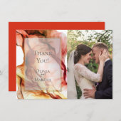 MERCI | CADRE DE PHOTO Couleurs d'automne Abstrait (Devant / Derrière)