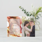 MERCI | CADRE DE PHOTO Couleurs d'automne Abstrait (Debout devant)