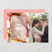 MERCI | CADRE DE PHOTO Couleurs d'automne Abstrait (Devant / Derrière)