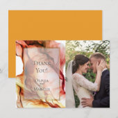 MERCI |  CADRE PHOTO Couleurs d'automne Abstrait 2 (Devant / Derrière)