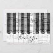 merci calligraphie sur musique notes piano (Devant)