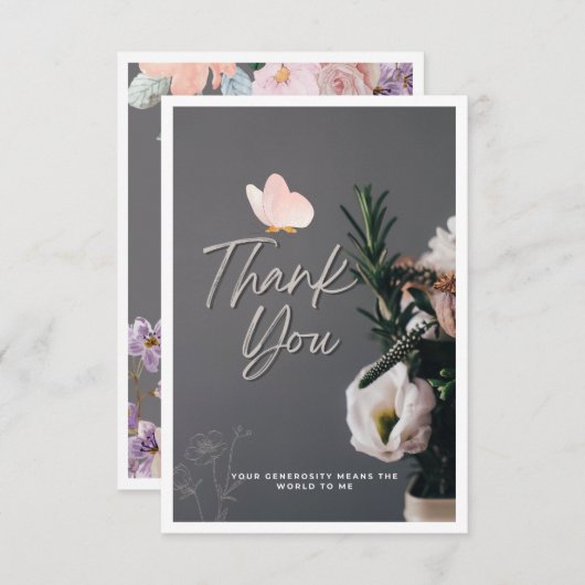 merci carte (Devant / Derrière)