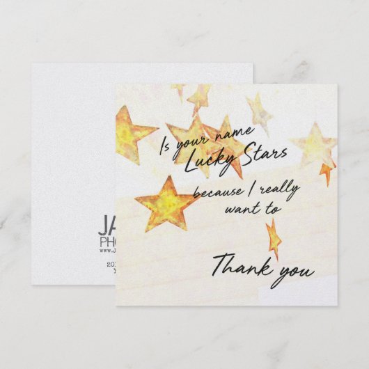 MERCI ! Carte 5,25 x 5,25 (Devant / Derrière)