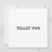 Merci, carte blanche noire