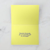 Merci Carte Cravate Super (Intérieur)