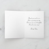 Merci, carte de chien westie mignonne (Intérieur)