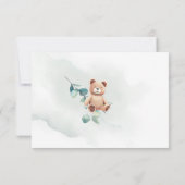 Merci Carte de fermeture Bébé Ours (Dos)