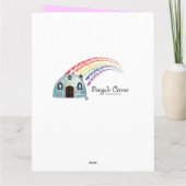 Merci carte de fleur de Lotus de professeur de (Dos)