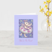 merci carte de note (Fleur jaune)