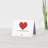 Merci - carte de note (Dos)