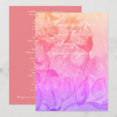 merci carte de sympathie (Devant / Derrière)