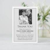 Merci, Carte de Sympathie, Carte de remerciements  (Debout devant)