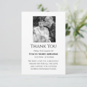 Merci, Carte de sympathie, Perte (Debout devant)