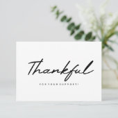 Merci Carte de visite (Debout devant)