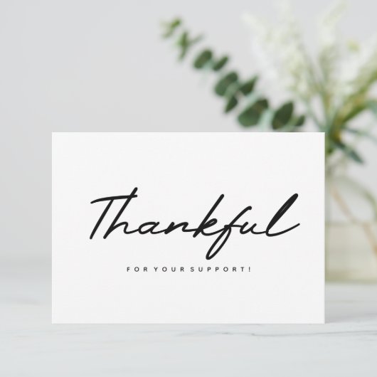 Merci Carte de visite (Debout devant)