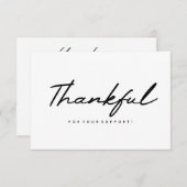 Merci Carte de visite (Devant / Derrière)