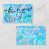 merci carte de visite de l'opale (Devant / Derrière)