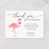 merci carte de visite flamand (Devant)