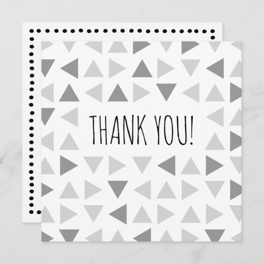 Merci ! - Carte de voeux (Devant / Derrière)