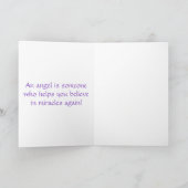Merci - Carte de voeux Angel (Intérieur)