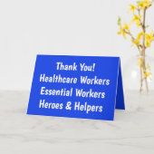 Merci! Carte Essential pour les travailleurs de la (Fleur jaune)