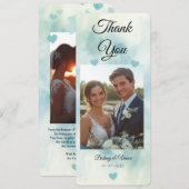 Merci - Carte Mariage (Devant / Derrière)