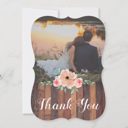 Merci | Carte Mariage après (Devant)