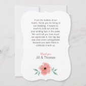 Merci | Carte Mariage après (Dos)