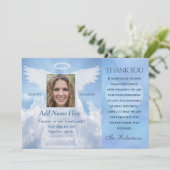 Merci Carte photo Angel Wings (Debout devant)