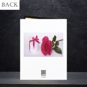 Merci carte photo anniversaire or arc noir