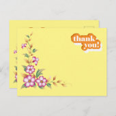 merci carte postale (Devant / Derrière)