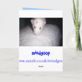 merci carte rat (Dos)