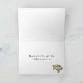 Merci carte tortue (Intérieur)