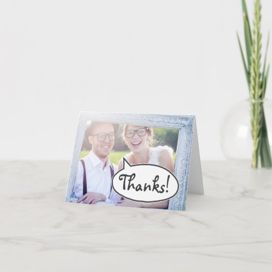 Merci ! Carte Word Bubble (Devant)