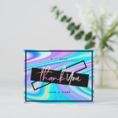 Merci Cartes Bold Vibrant Holographique (Debout devant)