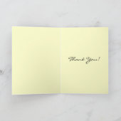 Merci Cartes Chouette Sage dans les livres de chau (Intérieur)