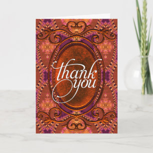 Merci Cartes de décoration rustique bohème