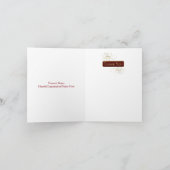 Merci Cartes de notes - Christian- Rouge Texture/O (Intérieur)