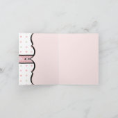 Merci Cartes de notes - French Bow Dot Swirl vs2 (Intérieur)