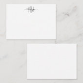 Merci Cartes de notes Monogram Classic Papeterie (Devant / Derrière)