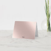 Merci Cartes Faux Foil Rosegold (Dos)