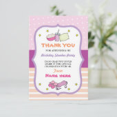 Merci Cartes Fête de bois d'oeuvre Anniversaire So (Debout devant)