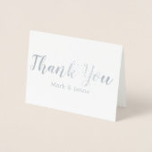 Merci Cartes Mariage Script Open Heart (Devant)