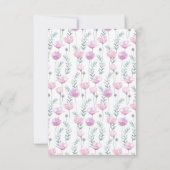 Merci Cartes pour la douche nuptiale dans un moder (Dos)