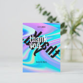 Merci Cartes Psychedélique Holographique (Debout devant)