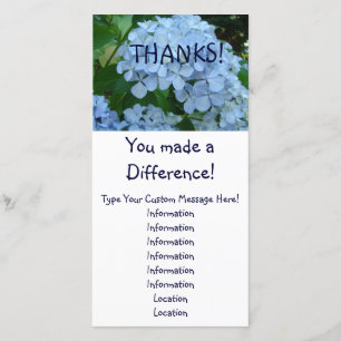 Merci ! Cartes Vous avez fait une différence ! Mer