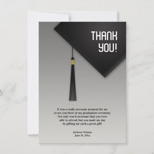 Merci - Casquette noir (Devant)