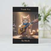 Merci Cat Jouer de la guitare (Debout devant)