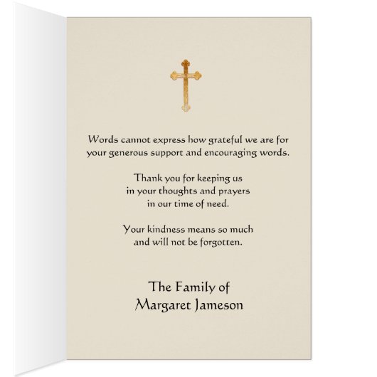 Merci catholique béni de condoléance de Vierge (Intérieur (Droit))