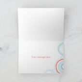 Merci - Cercles rose et bleu (Intérieur)